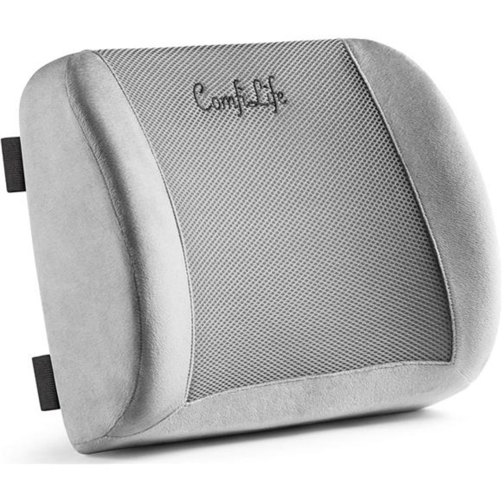 Lumbar Support Back Pillow Office Chair and Car Seat Cushion - Memory Foam